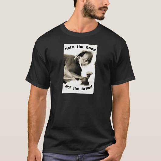 この行為を憎むピットブル Tシャツ (正面)