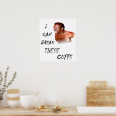 この袖口は折っても宜しい ポスター (キッチン)