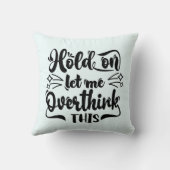 この装飾用クッションを考え過ぎさせてくれおもしろい クッション (裏面)