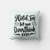 この装飾用クッションを考え過ぎさせてくれおもしろい クッション (正面)