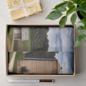 この見事な赤い納屋は申し分が無実在い 薄葉紙 (ギフト)