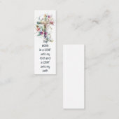 この言葉はランプの足だ感動的 スキニー名刺 (正面/裏面)