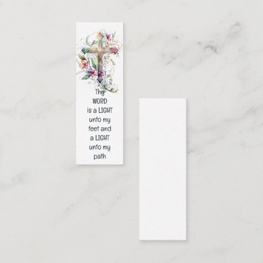 この言葉はランプの足だ感動的 スキニー名刺 (正面/裏面)