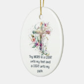 この言葉はランプの足だ感動的 セラミックオーナメント (左)