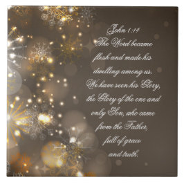 この言葉は聖書の聖句ヨハネ1:14となった タイル