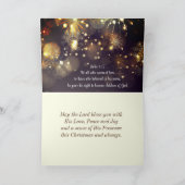 この言葉は聖書の聖句ヨハネ1:14カスタムの聖句となった シーズンカード (内部)