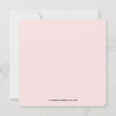 この詩の写真の発表結婚を気に入る方法 案内状 (裏面)