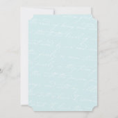 この詩の写真の発表結婚を気に入る方法 案内状 (裏面)