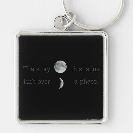 この話は終わりではない、これは単なる段階である キーホルダー (正面)