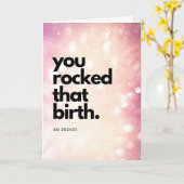 この誕生を揺らした-カード カード (黄色い花)