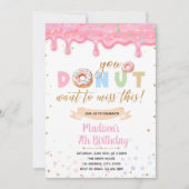 この誕生日の招恋しく思待を希望しない 招待状 (正面)