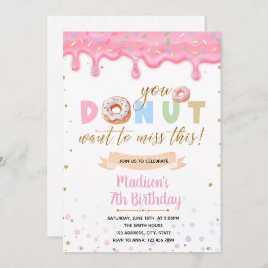 この誕生日の招恋しく思待を希望しない 招待状 (正面/裏面)