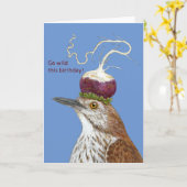 この誕生日カードをワイルドに使う カード (黄色い花)