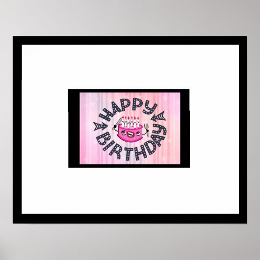 この誕生日ポスターに署名する， Autograph Keepsake ポスター (正面)