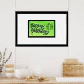 この誕生日ポスターに署名する， Autograph Keepsake ポスター (キッチン)