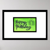 この誕生日ポスターに署名する, Autograph Keepsake ポスター (正面)