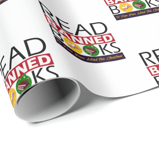 この読クリスマスは本を禁止した ラッピングペーパー (ロールコーナー)