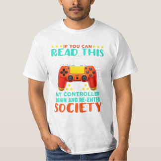 この読ビデおもしろいオゲーム Tシャツ