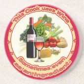 この調理師はワインを使う コースター (正面)