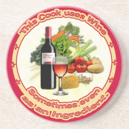 この調理師はワインを使う コースター