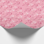 この謎の疑問符をピンク色に染み付ける ラッピングペーパー (角)