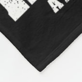 この警告人は馬について任意のGivについて話すことができる フリースブランケット (角)