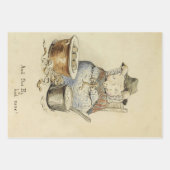 この豚はビアトリックス・ポッターには何もなかった ラッピングペーパーシート (正面3)