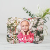 この豪華なクリスマスカードをパーソナライズ シーズンカード (スタンド正面)