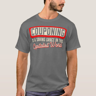 この資本主義救的なWではクピニングは恵み Tシャツ