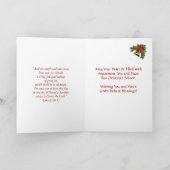 この賛美歌のクリスマスカードは何の子か シーズンカード (内部)