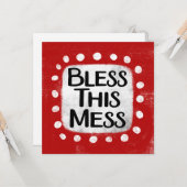 この賛美混乱グリーティングカード カード (正面/裏面インサイチュ)