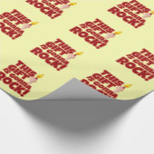 この贈り物はロックされる！ ラッピングペーパー (角)