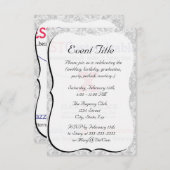 この贈カスタマイズり物 招待状 (正面/裏面)