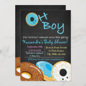 この赤ん坊が恋しく思欲しいのに、ああボーイカード 招待状 (正面/裏面)