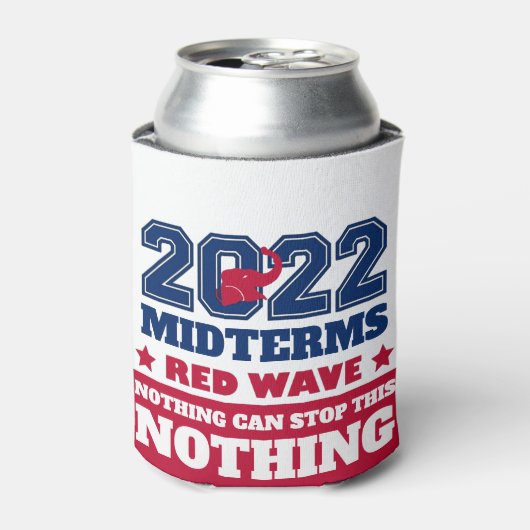 この赤ストップ波2022中間項は何も不可能 缶クーラー (缶正面)