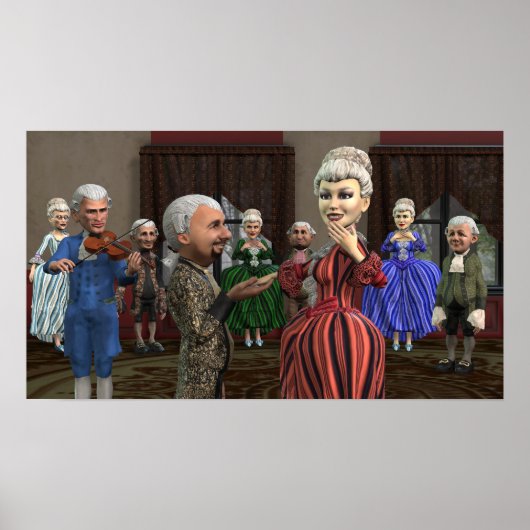 この踊りを頂いてもいい？ – 小さいポスター ポスター (正面)