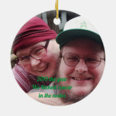 この蹴ったがんオーナメントに写真を追加 セラミックオーナメント (裏面)