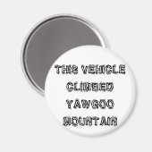 この車のLIMBEDYAWGOO山 マグネット (正面/裏面)