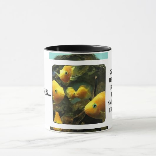 この辺はどこか怪しいところがある マグカップ (中央)