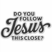 この近後を追いクリスチおもしろいャン車 シール (正面)