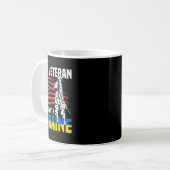 この退役軍人はウクライナと並んでいる コーヒーマグカップ (正面左)