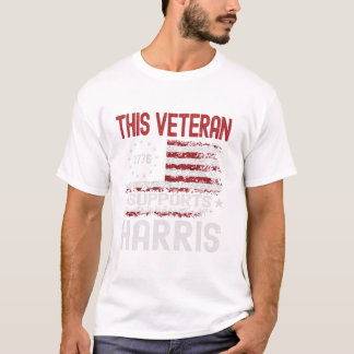 この退役軍人はハリス氏を支持します Tシャツ