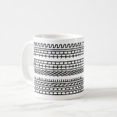 この退職後の非表示のおもしろいメッセージで完了 コーヒーマグカップ (正面左)