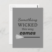 この道に邪悪な来もの ポストカード (正面/裏面)