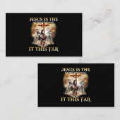 この遠い馬を作ったのはイエスだけだ 名刺 (正面/裏面)