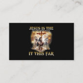 この遠い馬を作ったのはイエスだけだ 名刺 (正面)
