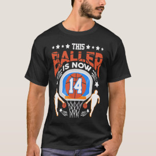 この選手は現在、バスケットボール選手14人の誕生日14人である Tシャツ