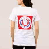 この選挙を大声で聞かせなさい トライブレンドＴシャツ (裏面)