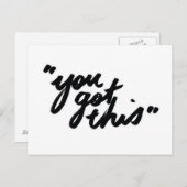 この郵便はがきを得ました ポストカード (正面/裏面)