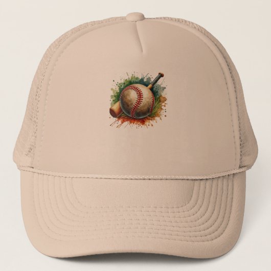 この野球ティーでスタイルの力はっきりしたを入れよう» キャップ (正面)